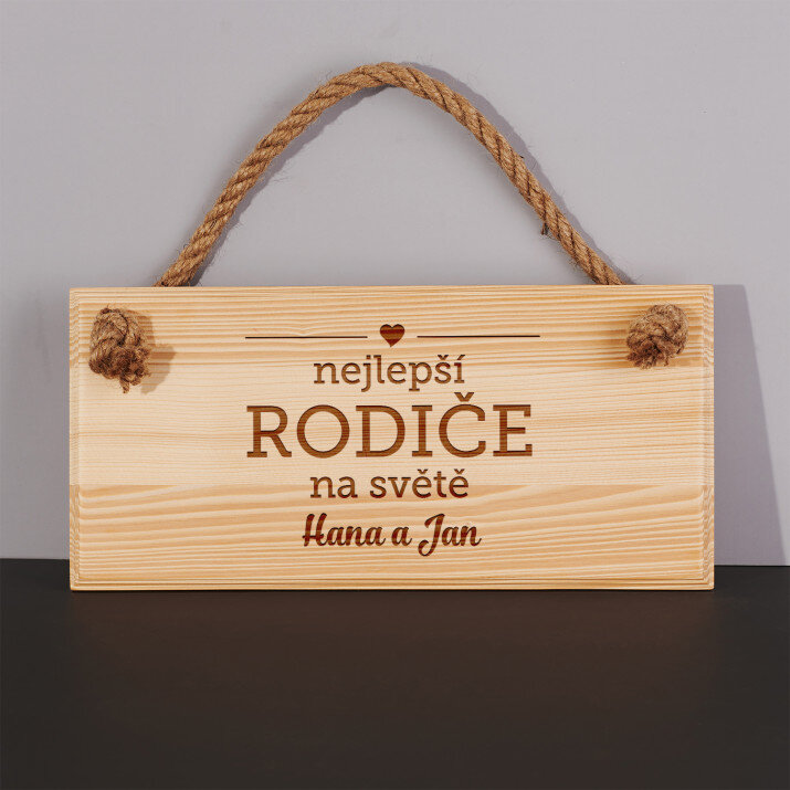 Nejlepší rodiče na světě - Tabulka na dveře