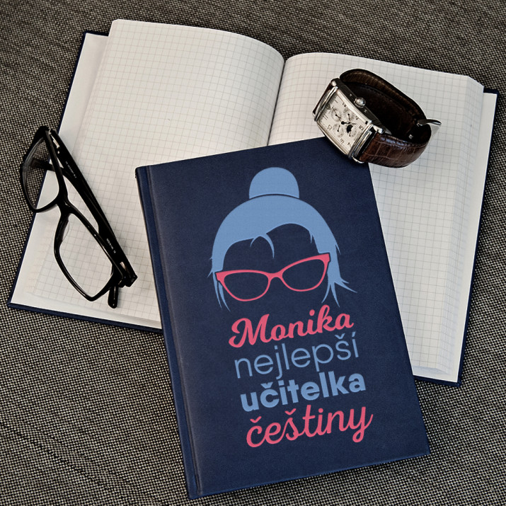 Nejlepší učitelka - Zápisník A5 s potiskem