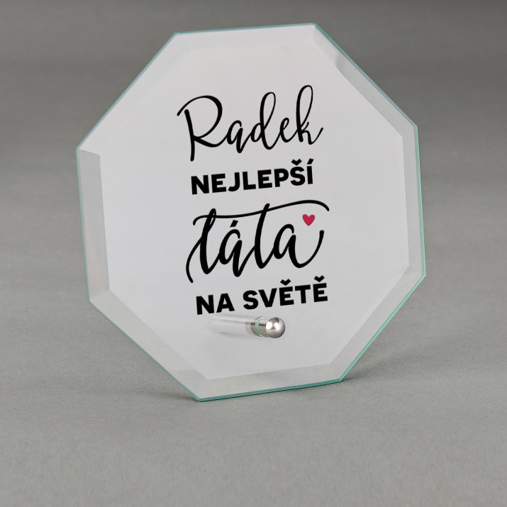 Nejlepší táta na světě - Skleněný trofej