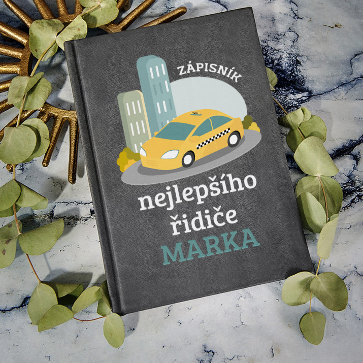 Nejlepší řidič - Zápisník A5 s potiskem