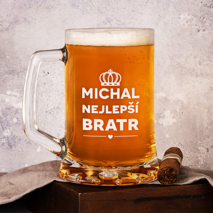 Nejlepší bratr - Krýgl s gravírováním