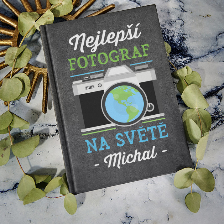 Nejlepší fotograf - Zápisník A5 s potiskem