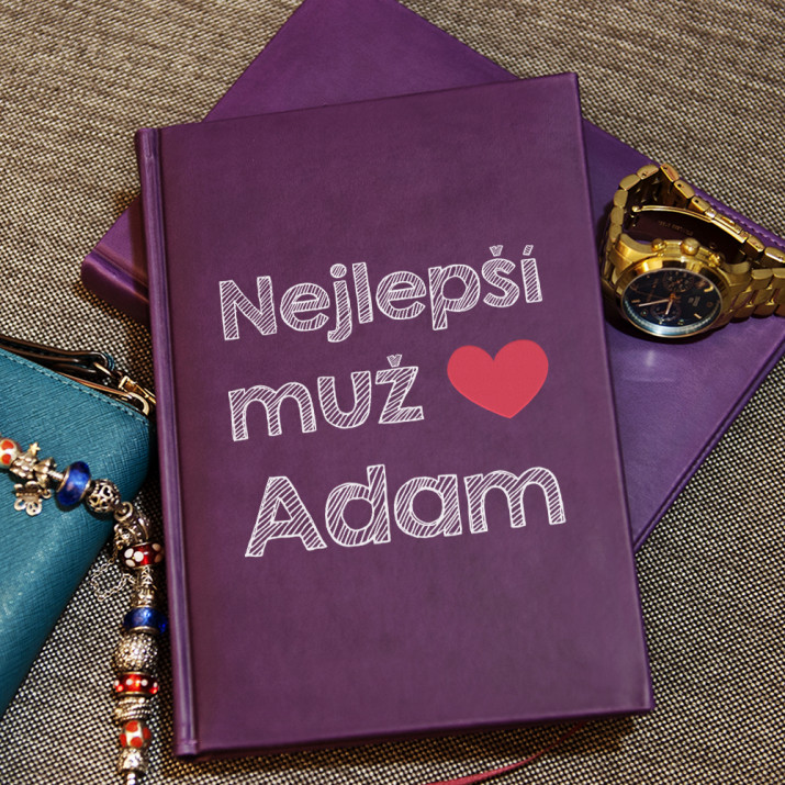 Nejlepší muž - Zápisník A5 s potiskem