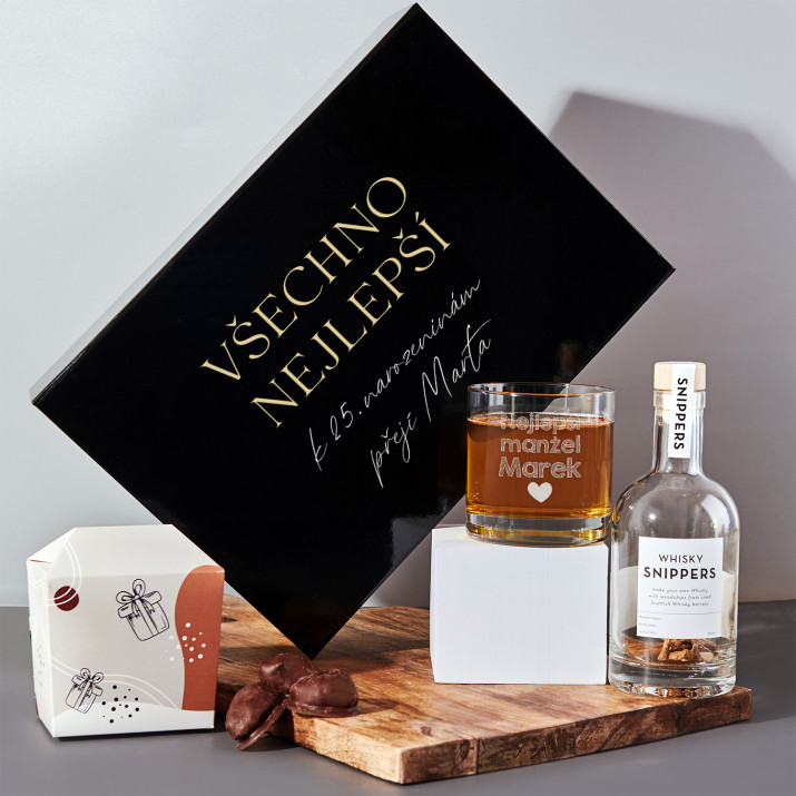 Nejlepší muž - Dárková sada pro milovníka whisky