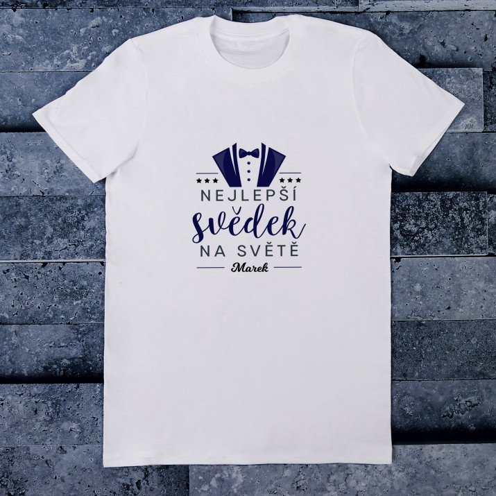 Nejlepší svědek - Tričko pánské s potiskem