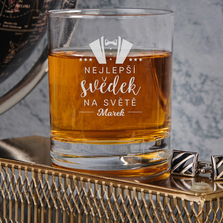 Nejlepší svědek - Sklenice na whisky Nejlepší svědek - Sklenice na whisky