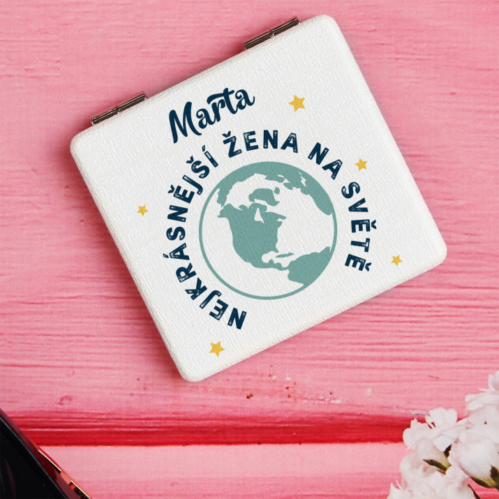 Nejkrásnější žena - Zrcátko do kabelky