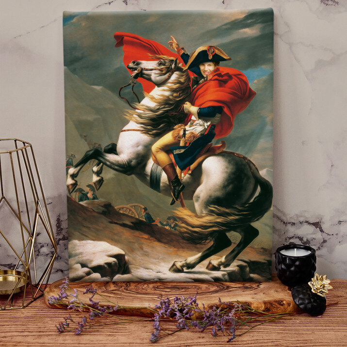 Napoleon na koni - Královský portrét