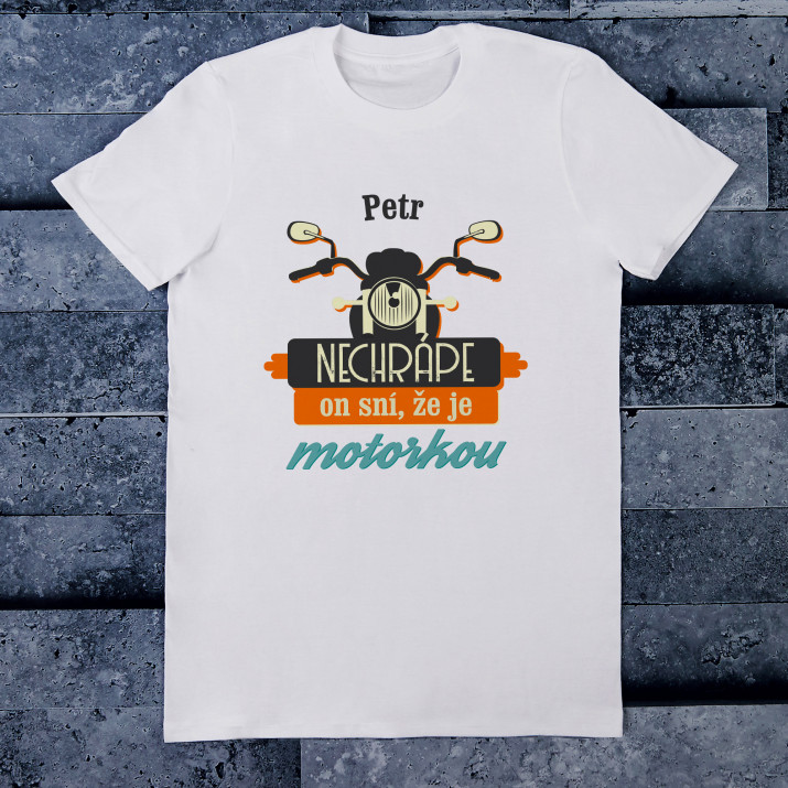Nechrápe - Tričko pánské s potiskem