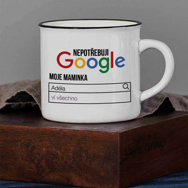 Nepotřebuji google - Keramický hrnek