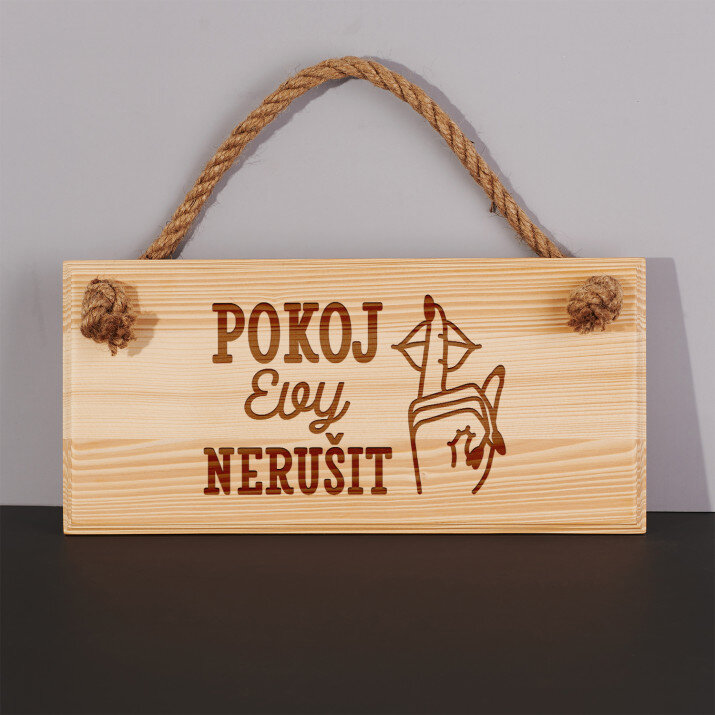Nerušit - Tabulka na dveře