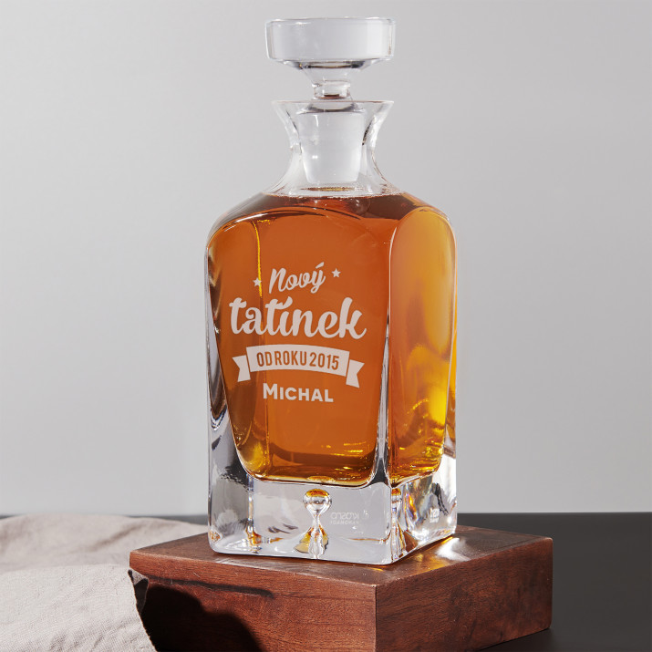 Nový tatínek - Karafa na whisky 1l