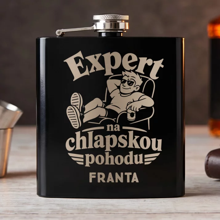 Placatka S Gravírováním K Mikuláši Dárek Pro Muže: Expert Na Chlapskou Placatka S Gravírováním K Mikuláši Dárek Pro Muže: Expert Na Chlapskou