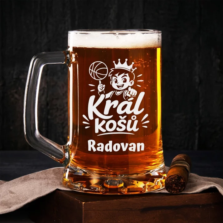Půllitr Na Pivo Pro Basketbalistu Dárek Pro Muže: Chibi Basketbalista Půllitr Na Pivo Pro Basketbalistu Dárek Pro Muže: Chibi Basketbalista