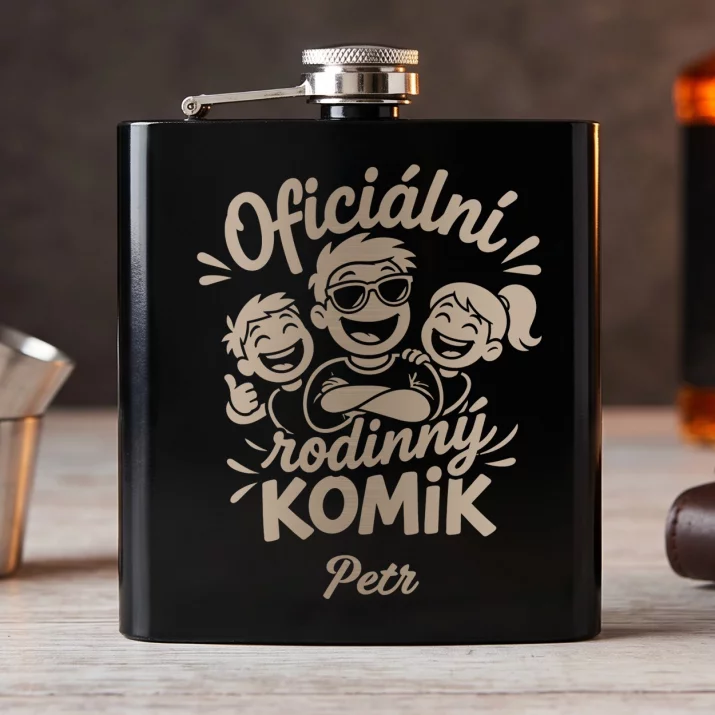 Placatka S Gravírováním Pro Bratra Dárek Pro Muže: Oficiální Rodinný Komik Placatka S Gravírováním Pro Bratra Dárek Pro Muže: Oficiální Rodinný Komik