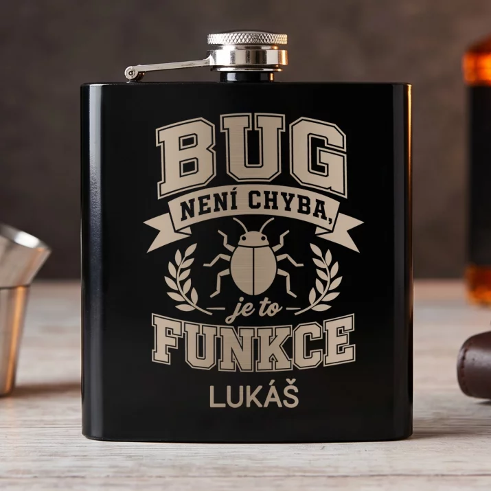 Placatka S Gravírováním Pro Informatika Dárek Pro Muže: Bug Není Chyba, Je To