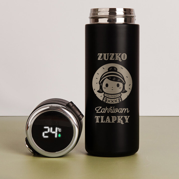 Zahřívám tlapky - LED termohrnek