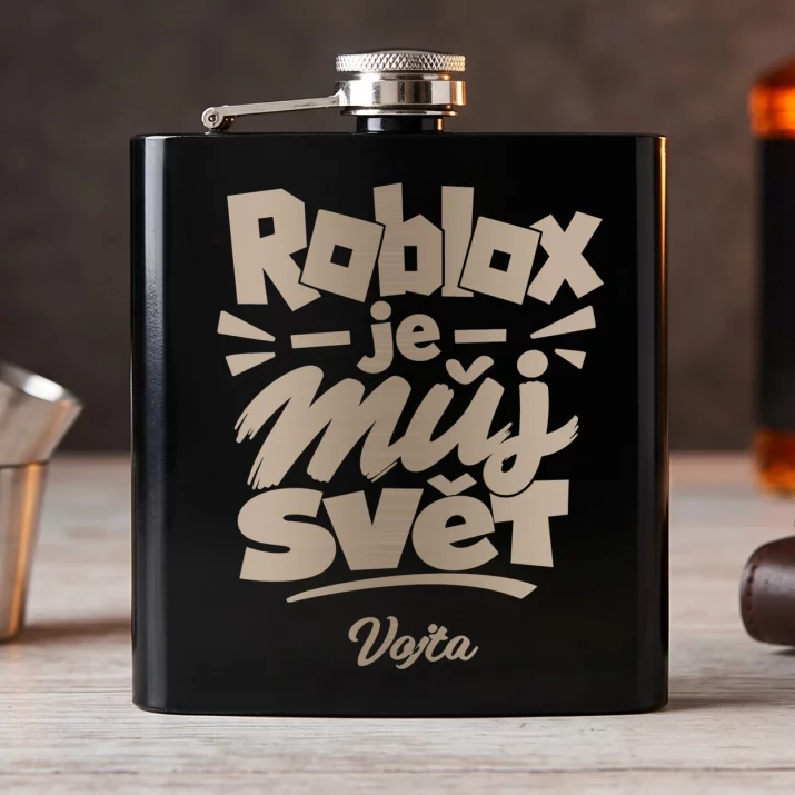 Placatka S Gravírováním Pro Fanouška Robloxu Dárek Pro Muže: Roblox Je Můj Svět