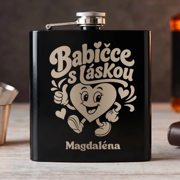Placatka S Gravírováním K Prvnímu Dni Babiček Dárek Pro Babičku Ženu: Babičce S Láskou Placatka S Gravírováním K Prvnímu Dni Babiček Dárek Pro Babičku Ženu: Babičce S Láskou