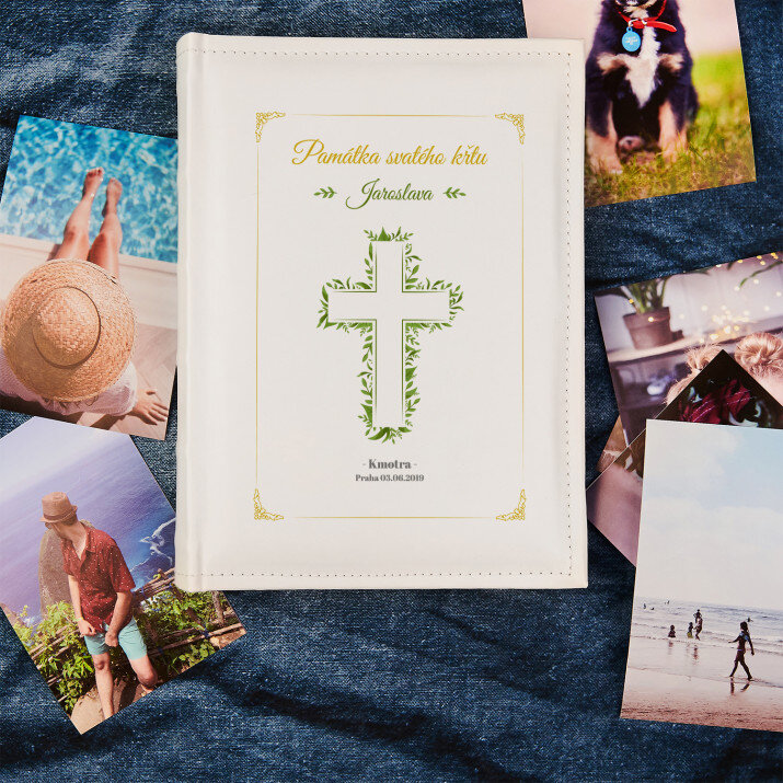 Památka křtu listy - Personalizované fotoalbum