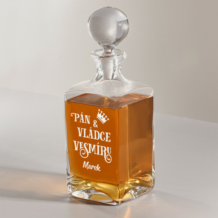 Pán i vládce - Karafa na whisky 1l
