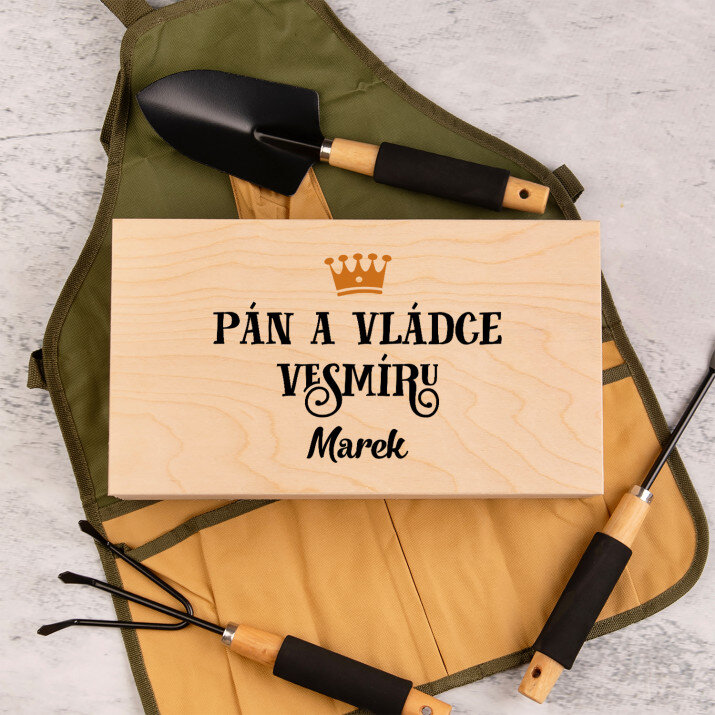Pán a vládce - Sada zahradního nářadí - zástěra