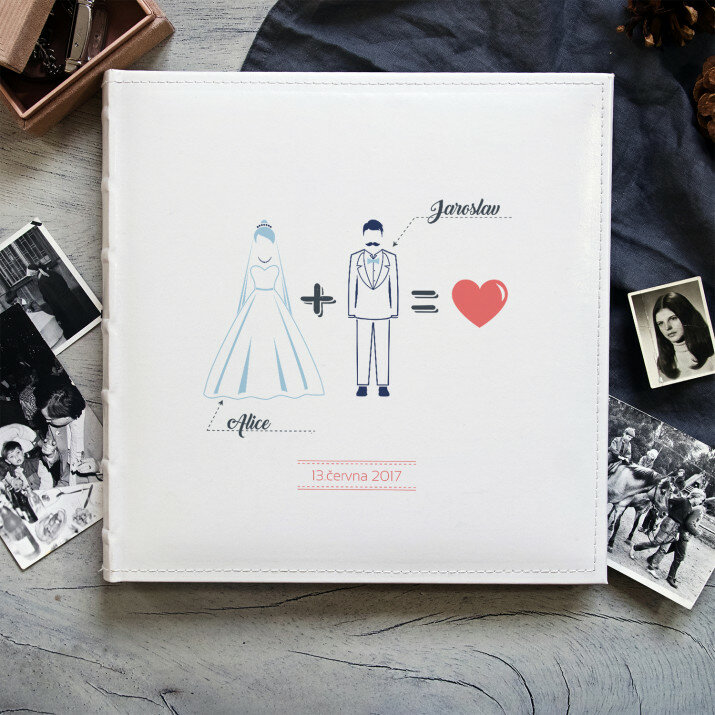 Novomanželé - Personalizované fotoalbum