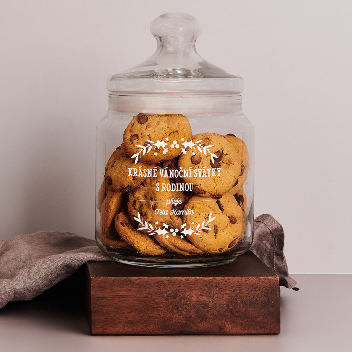Krásné vánoční svátky - Dóza na sušenky