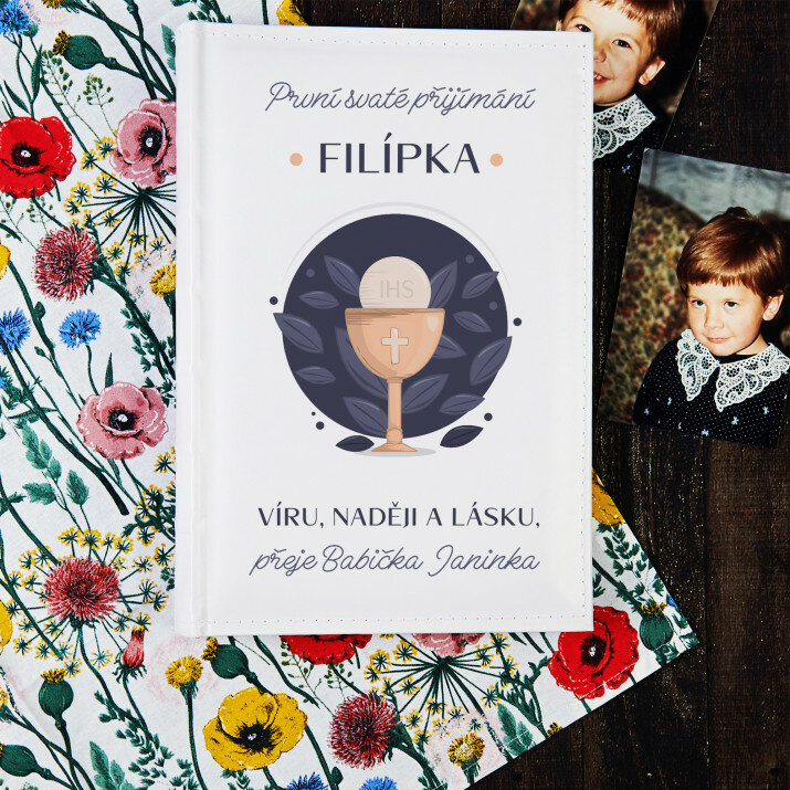 Přání k prvnímu svatému přijímání - Personalizované fotoalbum