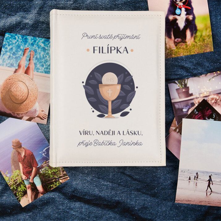 Přání k prvnímu svatému přijímání - Personalizované fotoalbum
