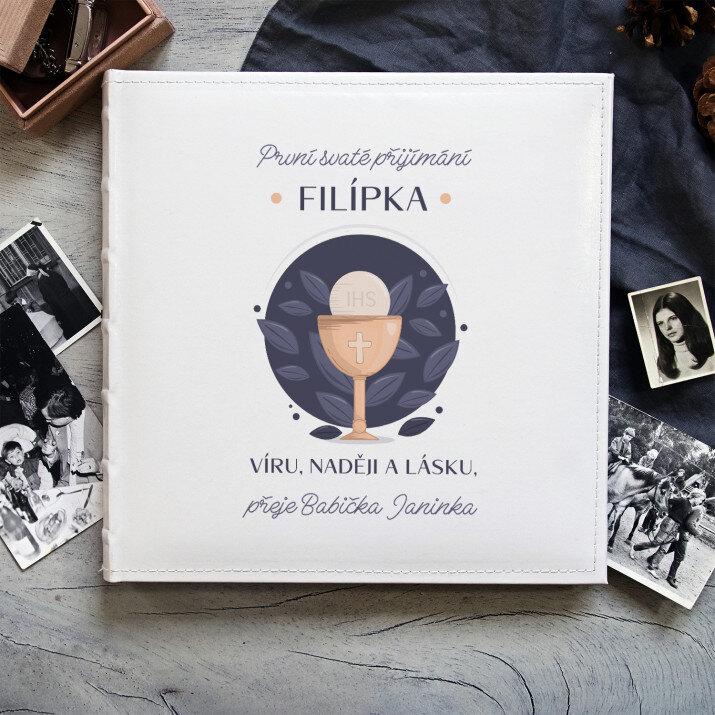 Přání k prvnímu svatému přijímání - Personalizované fotoalbum Přání k prvnímu svatému přijímání - Personalizované fotoalbum