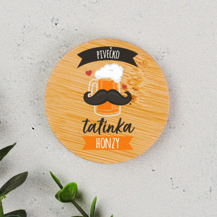 Pivečko tatínka - Magnet s otvírákem lahví
