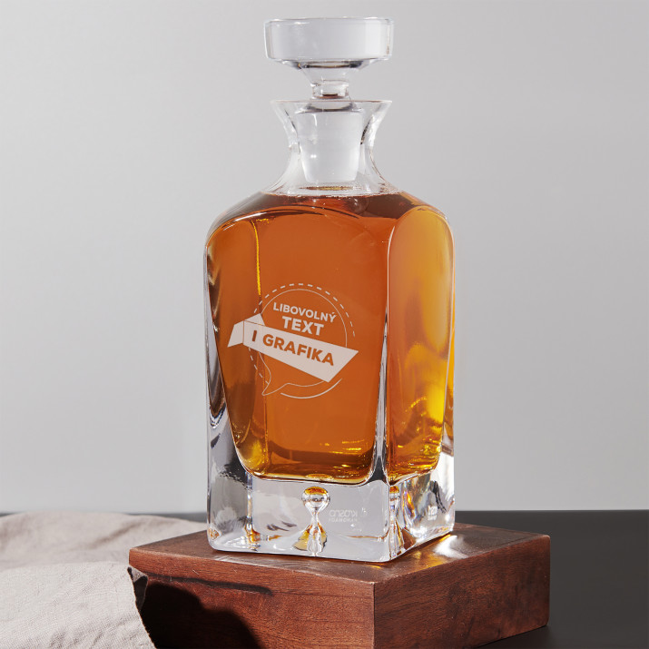 Vlastní projekt - Karafa na whisky 1l