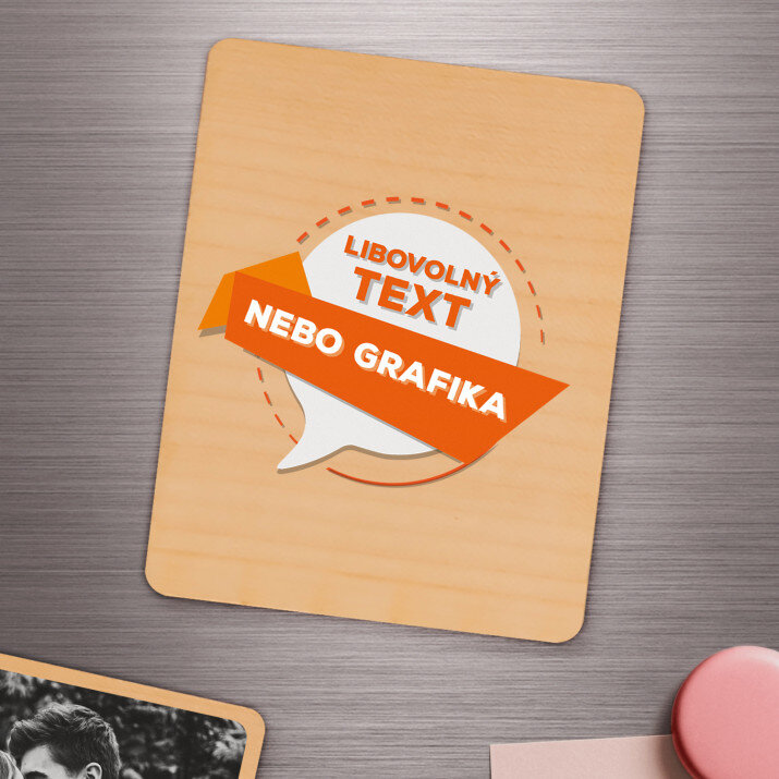 Vlastní projekt - Dřevěný magnet