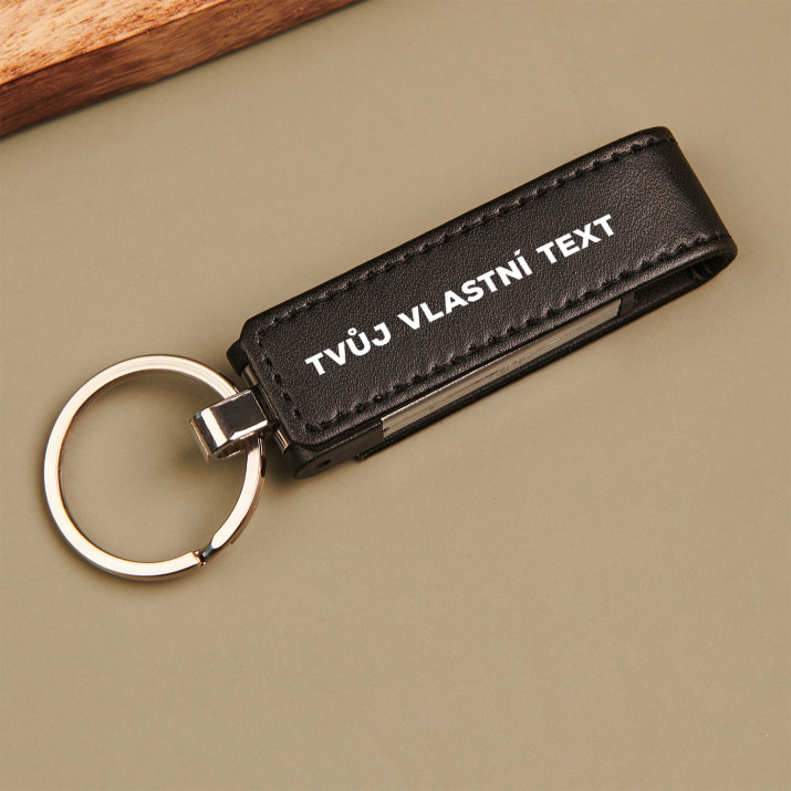 Vlastní projekt - USB flash disk kožené