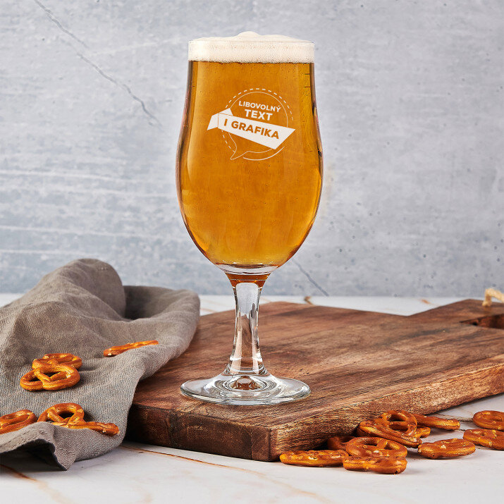 Vlastní projekt – Sklenice na pivo na stopce
