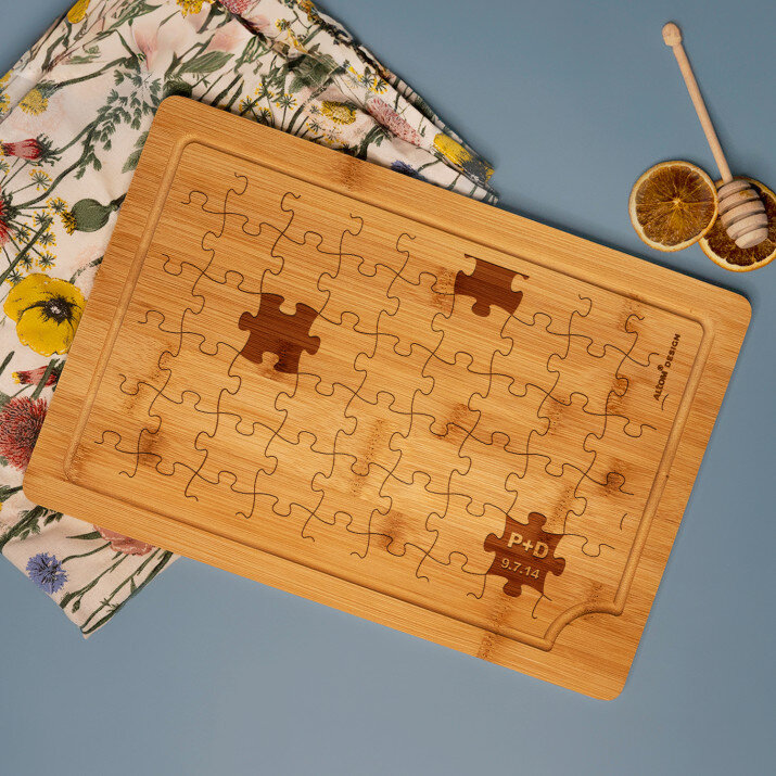 Puzzle - Prkénko s gravírováním