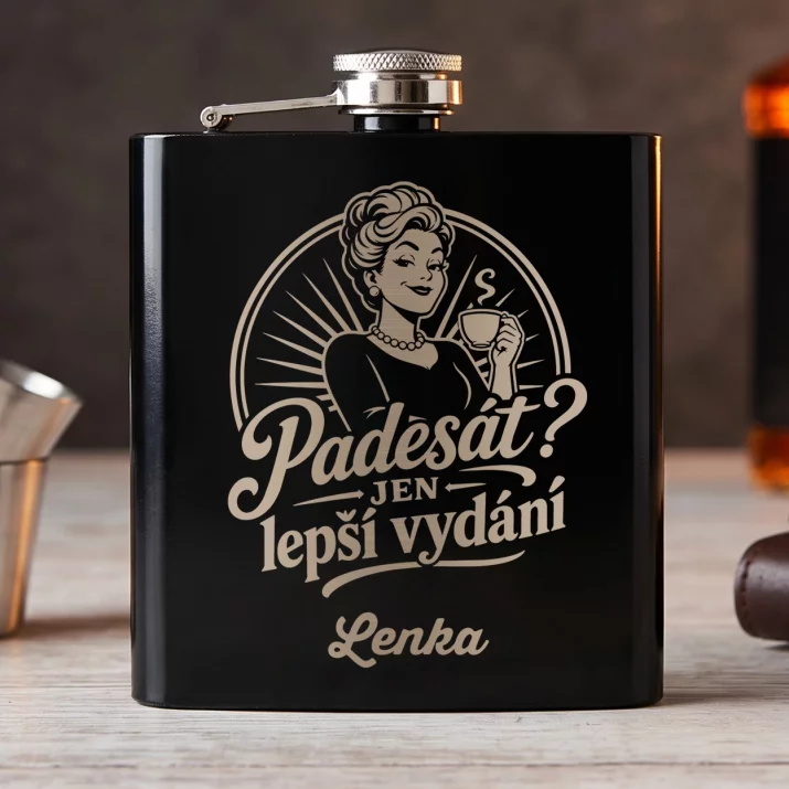 Placatka S Gravírováním Pro 50Letou Ženu Dárek K 50 Narozeninám Pro Ženu: Padesát? Jen Lepší Vydání