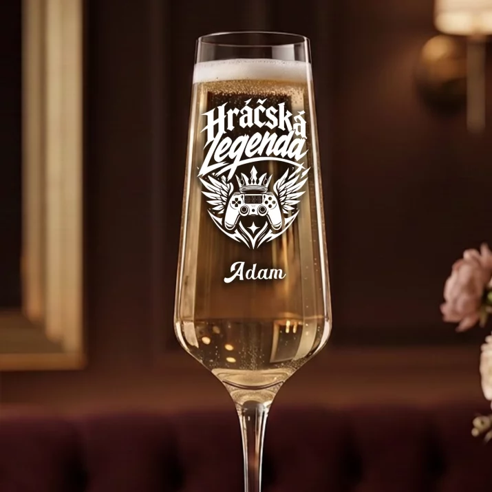 Sklenice Na Šampaňské Pro Hráče Dárek Pro Muže: Hráčská Legenda Sklenice Na Šampaňské Pro Hráče Dárek Pro Muže: Hráčská Legenda