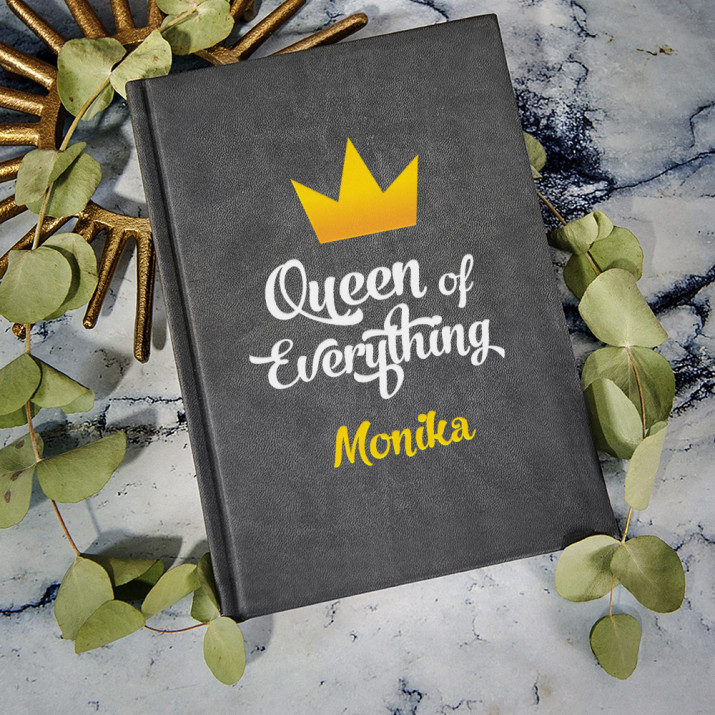 Queen of everything - Zápisník A5 s potiskem