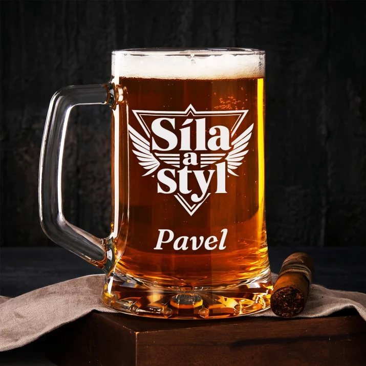 Půllitr Na Pivo K 40 Narozeninám Dárek Pro Muže: Retro Pánský Šarm Půllitr Na Pivo K 40 Narozeninám Dárek Pro Muže: Retro Pánský Šarm