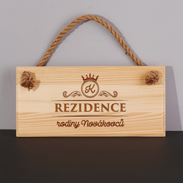 Rezidence 2 - Tabulka na dveře