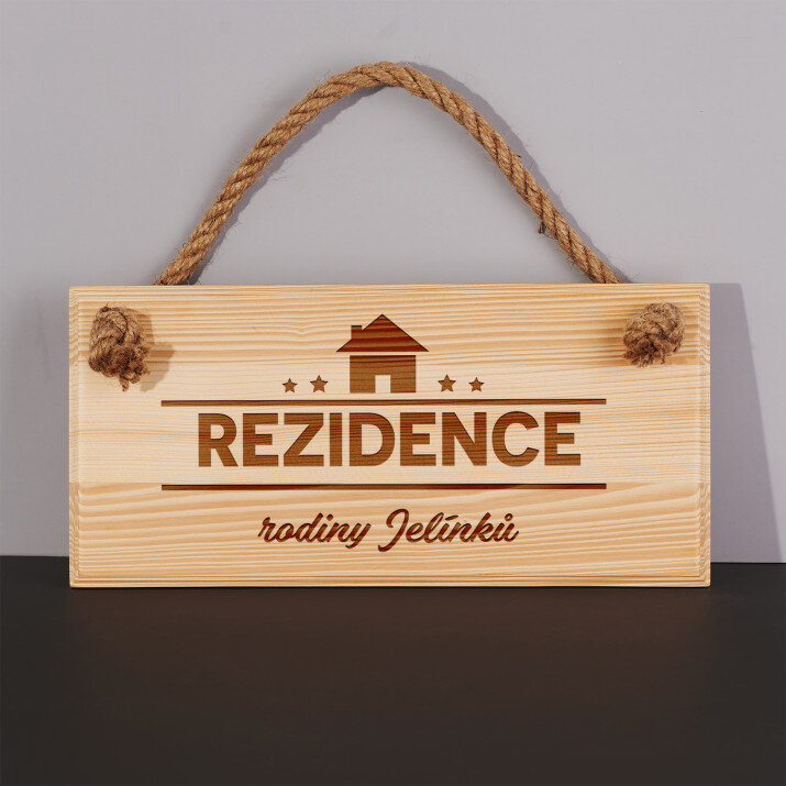 Rezidence - Tabulka na dveře