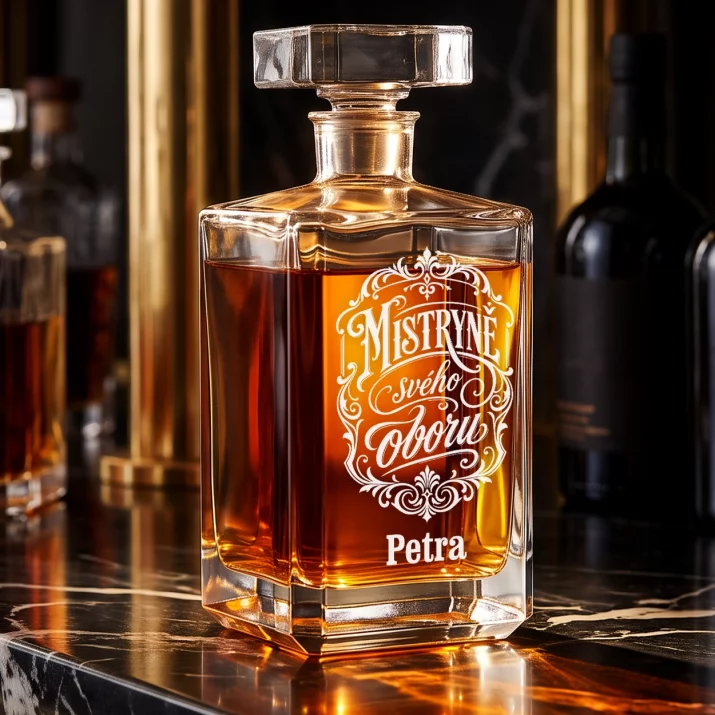 Personalizovaná Karafa Na Whisky Pro Šéfovou Dárek Pro Ženu: Mistryně Svého Oboru