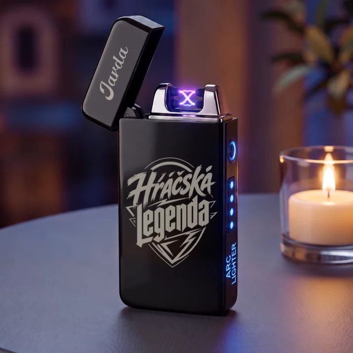 Personalizovaný Plazmový Zapalovač Pro Gamera Dárek Pro Muže: Hráčská Legenda