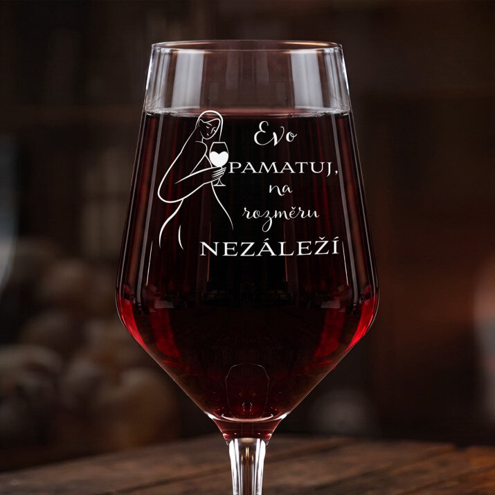 Na rozměru nezáleží - Velká sklenice na víno