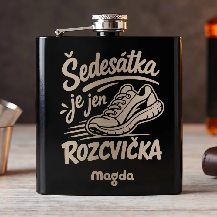 Placatka S Gravírováním K 60 Narozeninám Dárek Pro 60Letou Ženu : Šedesátka Je Jen Placatka S Gravírováním K 60 Narozeninám Dárek Pro 60Letou Ženu : Šedesátka Je Jen