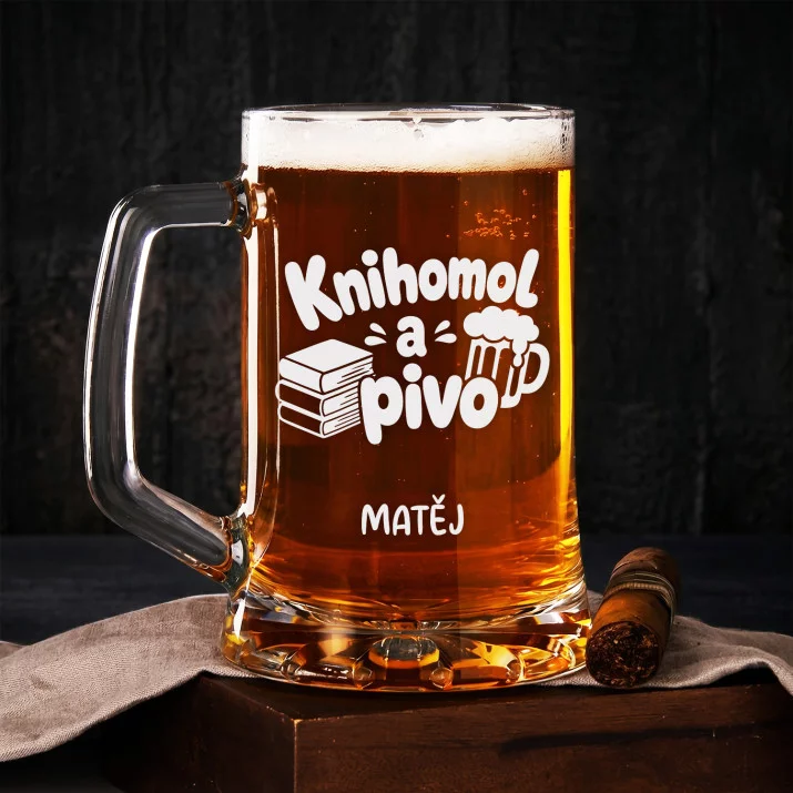 Půllitr Na Pivo Pro Knihomola Dárek Pro Muže: Knižní A Pivní Pohoda Půllitr Na Pivo Pro Knihomola Dárek Pro Muže: Knižní A Pivní Pohoda