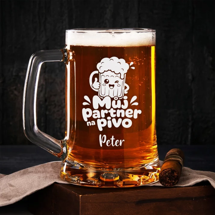 Půllitr Na Pivo Pro Partnera Dárek K Valentýnu Pro Muže: Pivní Dvojice Půllitr Na Pivo Pro Partnera Dárek K Valentýnu Pro Muže: Pivní Dvojice