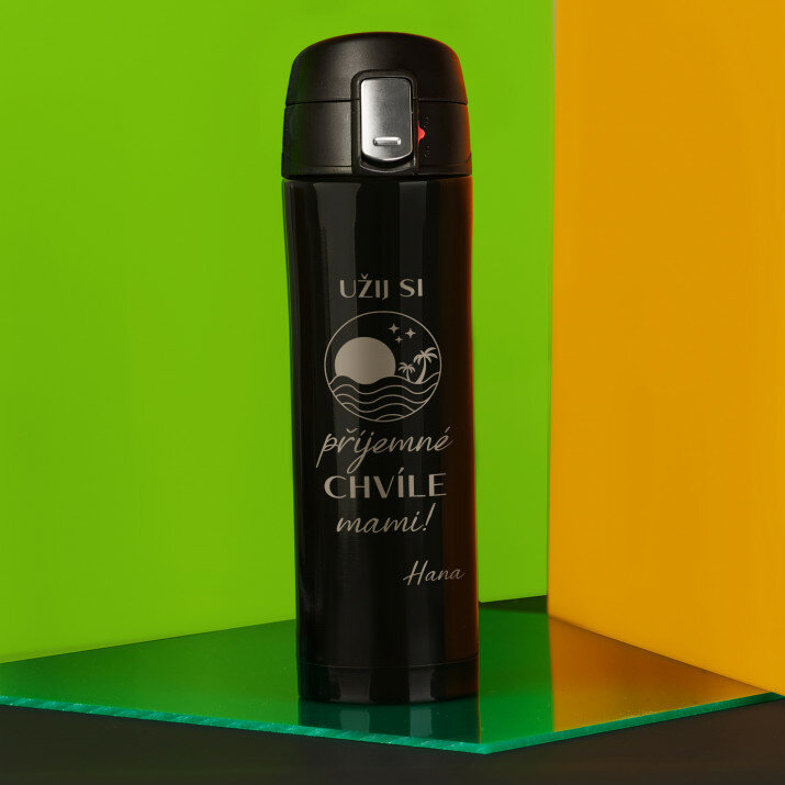 Užij si příjemné chvíle, mami - Termohrnek 440 ml